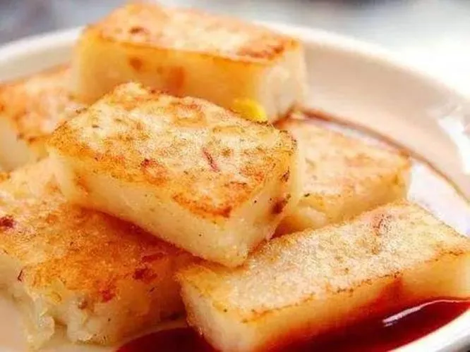 Turnip Cake (萝卜糕) - Traditional Chinese New Year steamed cake